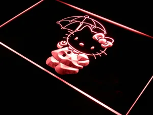 Hello Kitty Umbrella LED Neon Sign