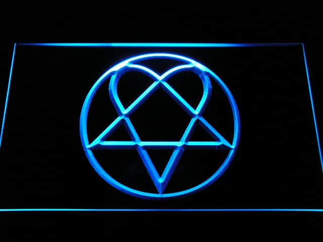 HIM Heartagram LED Neon Sign