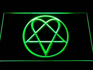 HIM Heartagram LED Neon Sign