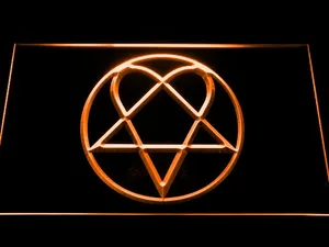 HIM Heartagram LED Neon Sign