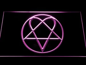 HIM Heartagram LED Neon Sign