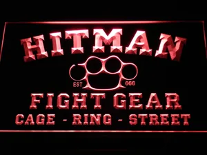 Hitman Fight Gear LED Neon Sign