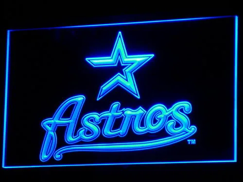 Houston Astros 2000-2012 Logo LED Neon Sign - Legacy Edition