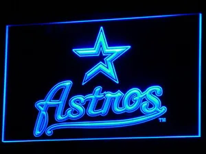 Houston Astros 2000-2012 Logo LED Neon Sign - Legacy Edition