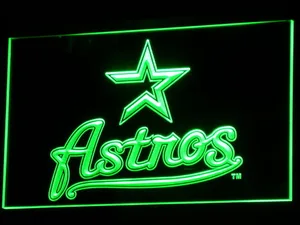 Houston Astros 2000-2012 Logo LED Neon Sign - Legacy Edition