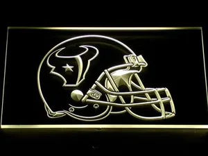 Houston Texans Helmet LED Neon Sign