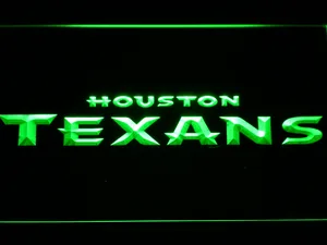 Houston Texans Text LED Neon Sign