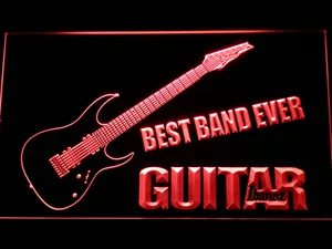Ibanez Guitar Best Band Ever LED Neon Sign