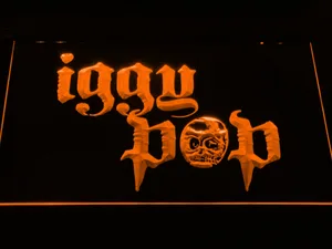 Iggy Pop Skull Ring LED Neon Sign
