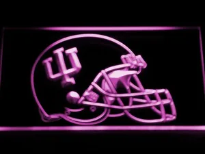 Indiana Hoosiers Helmet LED Neon Sign