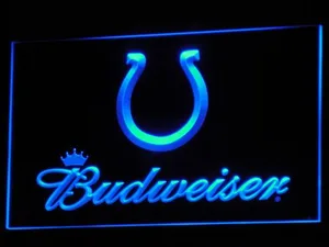 Indianapolis Colts Budweiser LED Neon Sign