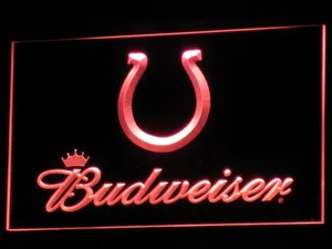 Indianapolis Colts Budweiser LED Neon Sign