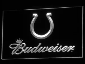 Indianapolis Colts Budweiser LED Neon Sign