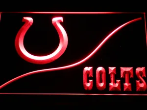 Indianapolis Colts Split LED Neon Sign