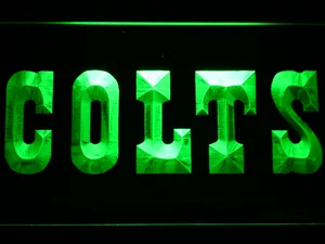 Indianapolis Colts Text LED Neon Sign