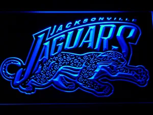 Jacksonville Jaguars 1995-1998 Jaguar LED Neon Sign - Legacy Edition