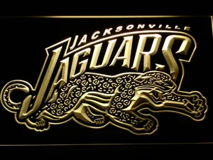 Jacksonville Jaguars 1995-1998 Jaguar LED Neon Sign - Legacy Edition