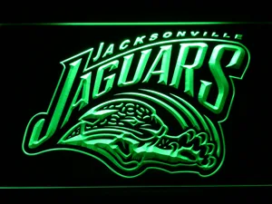 Jacksonville Jaguars 1995-1998 Logo LED Neon Sign - Legacy Edition