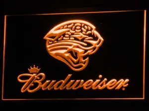 Jacksonville Jaguars Budweiser LED Neon Sign - Legacy Edition