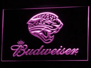Jacksonville Jaguars Budweiser LED Neon Sign - Legacy Edition