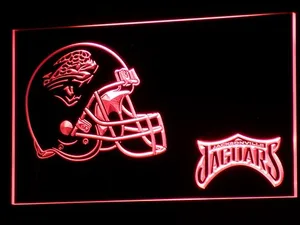 Jacksonville Jaguars Helmet LED Neon Sign - Legacy Edition
