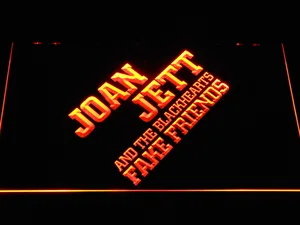 Joan Jett And The Blackhearts Fake Friends LED Neon Sign