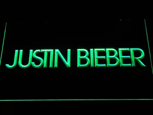 Justin Bieber LED Neon Sign