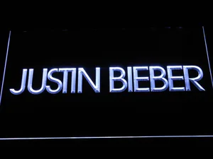 Justin Bieber LED Neon Sign