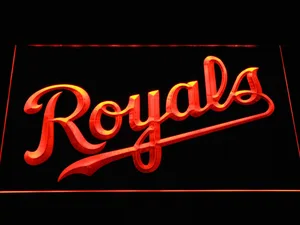 Kansas City Royals Wordmark LED Neon Sign