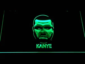 Kanye West Face LED Neon Sign