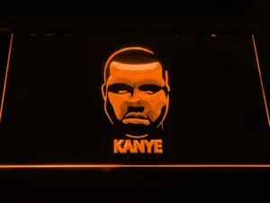 Kanye West Face LED Neon Sign