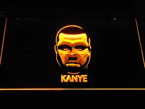 Kanye West Face LED Neon Sign