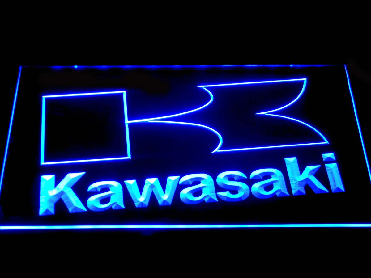 Kawasaki K Outline LED Neon Sign