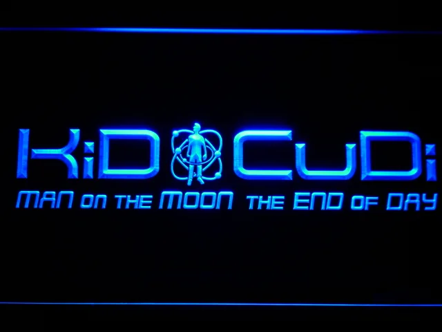 Kid Cudi  Man On The Moon LED Neon Sign