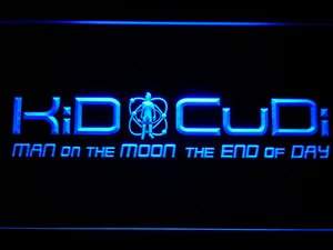 Kid Cudi  Man On The Moon LED Neon Sign