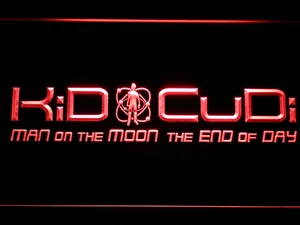 Kid Cudi  Man On The Moon LED Neon Sign