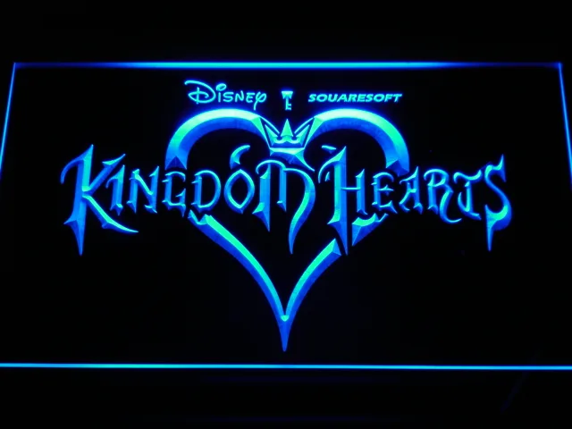 Kingdom Hearts LED Neon Sign