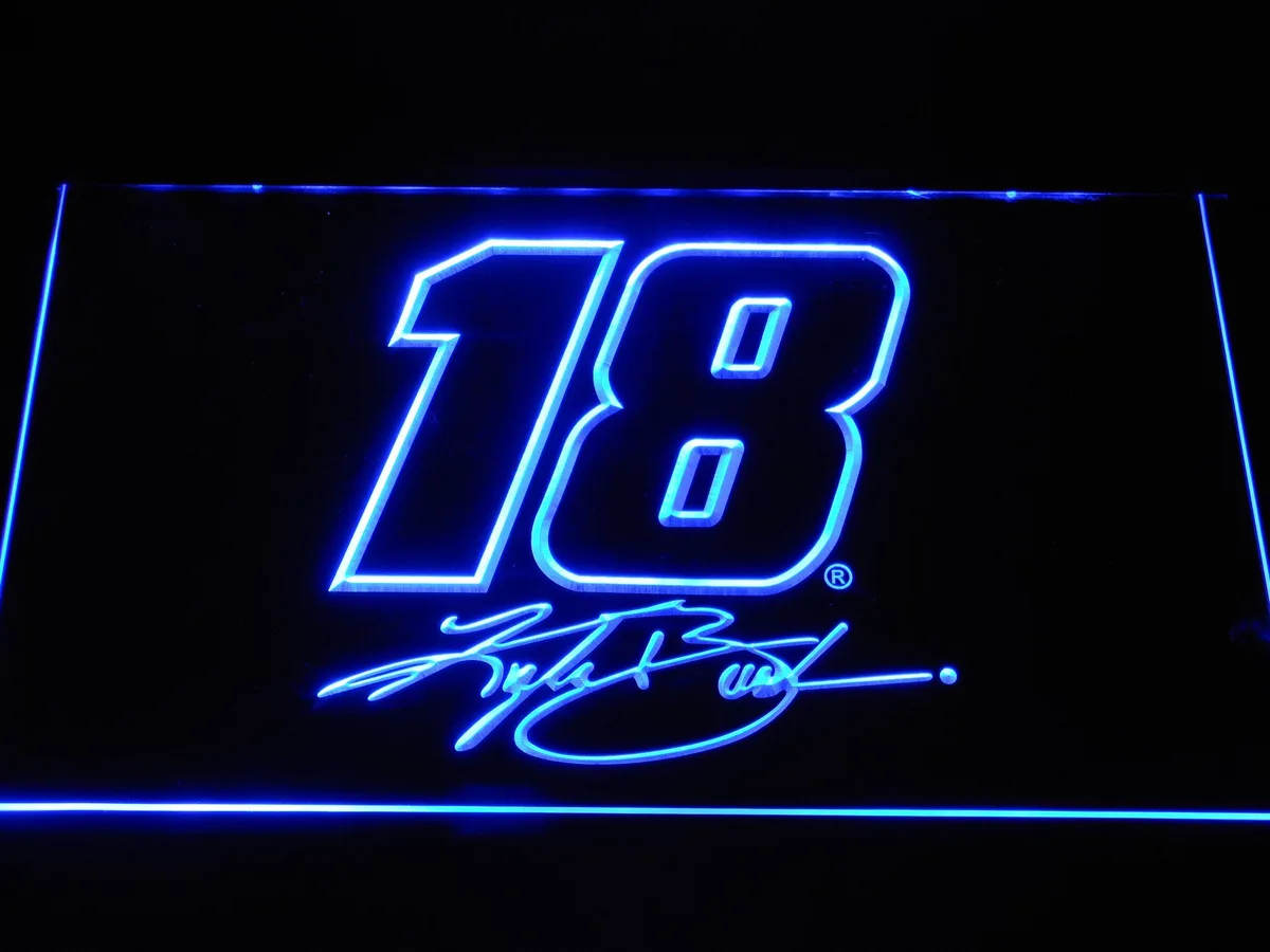 Kyle Busch Signature 18 LED Neon Sign
