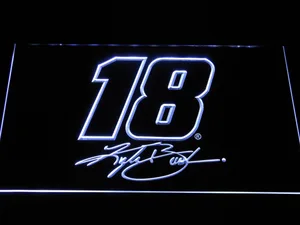 Kyle Busch Signature 18 LED Neon Sign