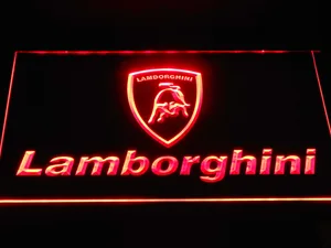 Lamborghini Wordmark LED Neon Sign