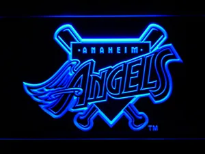 Los Angeles Angels of Anaheim 1997-2001 Home Plate Logo LED Neon Sign - Legacy Edition