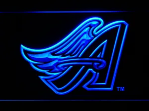 Los Angeles Angels of Anaheim 1997-2001 Winged A Logo LED Neon Sign - Legacy Edition