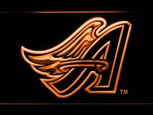 Los Angeles Angels of Anaheim 1997-2001 Winged A Logo LED Neon Sign - Legacy Edition