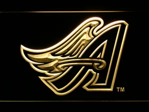 Los Angeles Angels of Anaheim 1997-2001 Winged A Logo LED Neon Sign - Legacy Edition