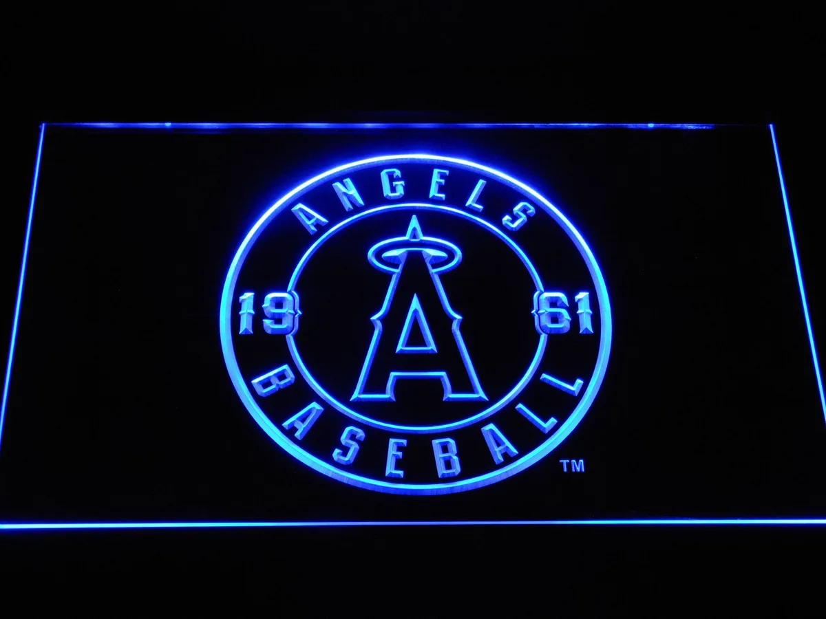 Los Angeles Angels of Anaheim Badge LED Neon Sign