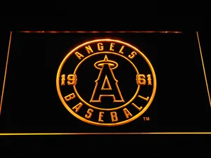 Los Angeles Angels of Anaheim Badge LED Neon Sign