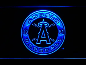 Los Angeles Angels of Anaheim Patch LED Neon Sign