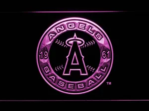Los Angeles Angels of Anaheim Patch LED Neon Sign