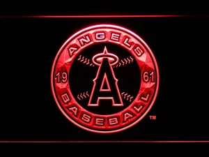 Los Angeles Angels of Anaheim Patch LED Neon Sign