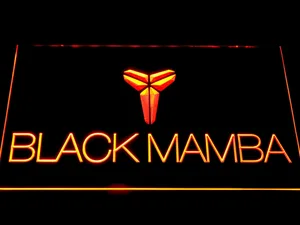 Los Angeles Lakers Kobe Bryant Black Mamba Logo LED Neon Sign